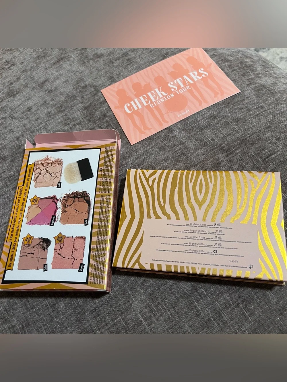 Benefit Cheek Stars Reunion Tour Blush palette Dallas sugarbomb